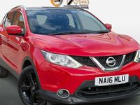 Used Nissan Qashqai N-Connecta 110 HP (80 kW) 2016 Red SUV