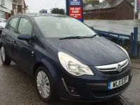 Used Vauxhall Corsa 100 HP (73 kW) 2011 Blue Hatchback