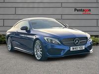 Used Mercedes C200 AMG Line Premium Plus 180 HP (132 kW) 2018 Blue Coupe