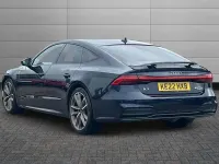 Usado Audi A7 Black Edition 204 HP (150 kW) 2022 Azul Sedan