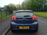 Używany Kia Rio 76 KM (55 kW) 2018 Niebieski Hatchback