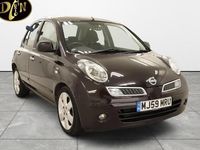 Begagnad Nissan Micra N-TEC 80 HK (58 kW) 2009 Svart Halvkombi