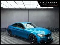 Used BMW 420 Coupé M Sport 190 HP (139 kW) 2017 Blue Coupe