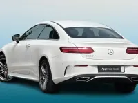 Used Mercedes E220 AMG line 2017 White Coupe