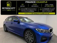 Used BMW 330e M Sport 292 HP (214 kW) 2021 Blue Estate