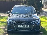 Used Audi A3 Sportback e-tron S-Line 2022 Black Hatchback