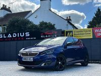 Used Peugeot 308 GT-line 2015 Blue Hatchback
