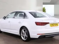 Begagnad Audi A4 S-Line 150 HK (110 kW) 2017 Vit Sedan