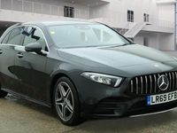 Used Mercedes A200 AMG Line Premium 163 HP (119 kW) 2019 Black Hatchback