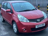 Used Nissan Note Acenta 110 HP (80 kW) 2009 Red Hatchback
