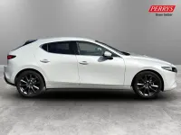 Used Mazda 3 Exclusive-Line 138 HP (101 kW) 2025 White Hatchback
