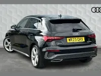 Used Audi A3 S-Line 110 HP (80 kW) 2023 Black Sedan