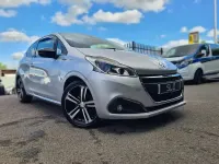 Begagnad Peugeot 208 GT-line 100 HK (73 kW) 2016 Silver Halvkombi