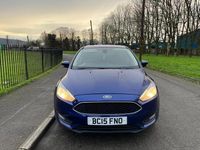Used Ford Focus Zetec 120 HP (88 kW) 2015 Blue Hatchback