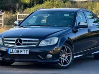 Used Mercedes C200 2008 Black Sedan