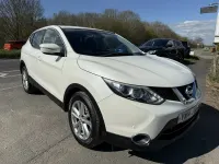 Used Nissan Qashqai Acenta 108 HP (79 kW) 2014 White SUV