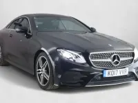 Used Mercedes E220 AMG line 2017 Black Coupe