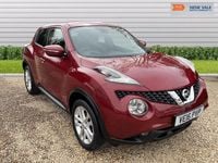 Used Nissan Juke N-Connecta 110 HP (80 kW) 2016 Red SUV