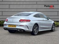 Used Mercedes C200 AMG Line Premium 180 HP (132 kW) 2019 Silver Coupe