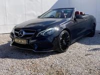 Used Mercedes E400 AMG line 2014 Black Cabriolet