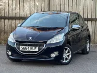 Used Peugeot 208 Style 82 HP (60 kW) 2014 Blue Hatchback