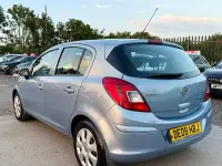 Used Vauxhall Corsa Club 89 HP (65 kW) 2008 Blue Hatchback