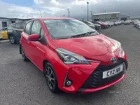 Used Toyota Yaris 111 HP (81 kW) 2019 Red Hatchback