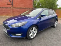 Used Ford Focus Zetec 120 HP (88 kW) 2015 Deep impact blue Hatchback