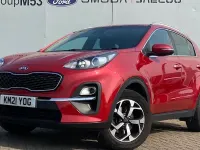 Used Kia Sportage 132 HP (97 kW) 2021 Red SUV