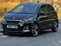 Used Peugeot 108 Allure 82 HP (60 kW) 2015 Black Hatchback