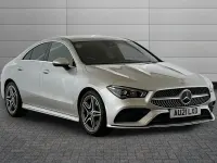 Used Mercedes CLA200 AMG line 161 HP (118 kW) 2021 Silver Coupe