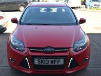 Used Ford Focus Zetec 2013 Red Estate
