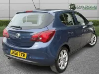 Used Vauxhall Corsa SRi 75 HP (55 kW) 2016 Blue Hatchback