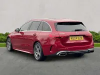 Usado Mercedes C200 AMG line 204 HP (150 kW) 2024 Vermelho Carrinha