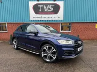Usado Audi Q5 Advanced 190 HP (139 kW) 2019 Azul SUV