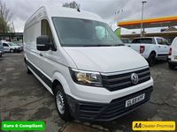 used VW Crafter 2.0 CR35 TDI L H/R P/V STARTLINE 138 BHP IN WHITE WITH 89,800 MILES AND A FULL SERVICE HISTORY, 1 OW