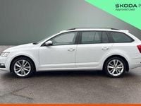 Used Skoda Octavia 140 HP (102 kW) 2019 Moon white metallic Estate