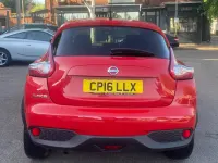 Used Nissan Juke Acenta 115 HP (84 kW) 2016 Red SUV