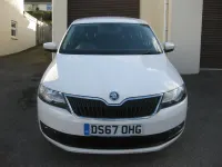 Used Skoda Rapid SE 95 HP (69 kW) 2017 White Hatchback