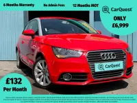 Used Audi A1 Sport 2013 Red Hatchback