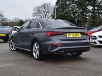 Begagnad Audi A3 S-Line 110 HK (80 kW) 2022 Grå Sedan