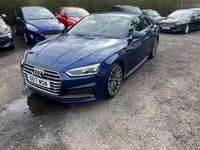 Used Audi A5 S-Line 2017 Blue Coupe