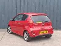 Used Kia Picanto 84 HP (61 kW) 2016 Red Hatchback
