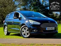 Begagnad Ford S-MAX Titanium 2018 Svart Minibuss
