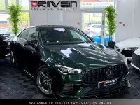 Used Mercedes CLA45 AMG 421 HP (309 kW) 2020 Green Coupe
