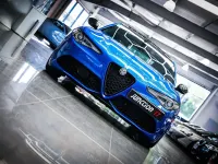 Used Alfa Romeo Giulia Estrema 2022 Blue Sedan