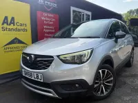 Used Vauxhall Crossland X Elite 110 HP (80 kW) 2018 Silver SUV