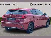 Used Lexus CT200h 136 HP (100 kW) 2018 Red Hatchback