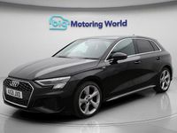 Used Audi A3 Sportback S-Line 150 HP (110 kW) 2021 Black Hatchback