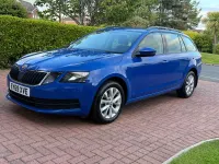 Used Skoda Octavia 115 HP (84 kW) 2019 Blue Estate